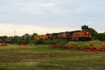BNSF 7756, 994, 7941 w/ 8 Fortescue Metal Group export units